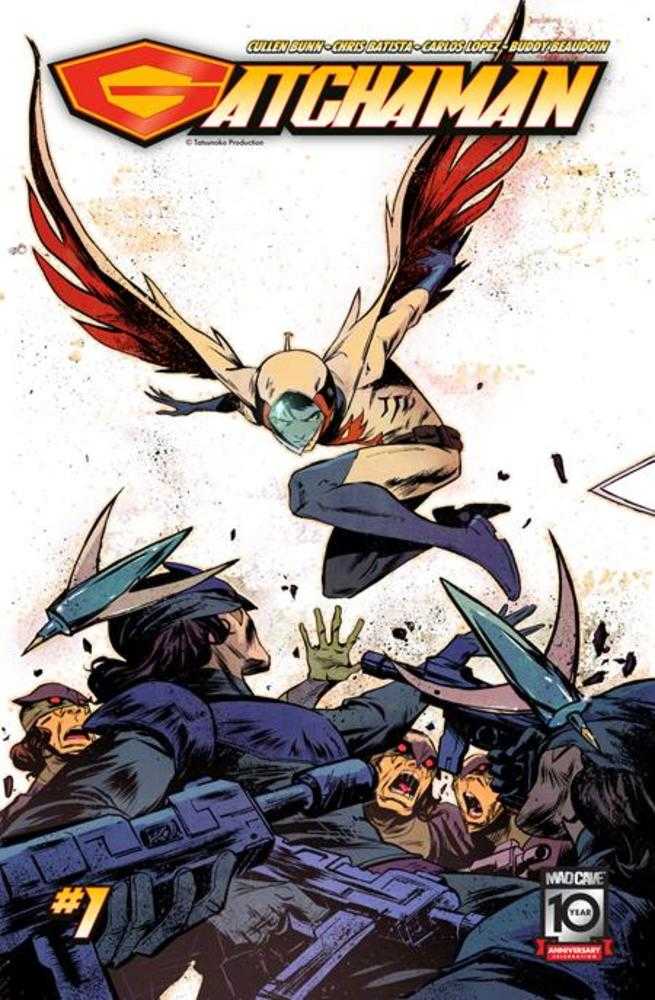 Gatchaman #1 Cover B Sanford Greene Connecting Cover Variant | Odin's Place