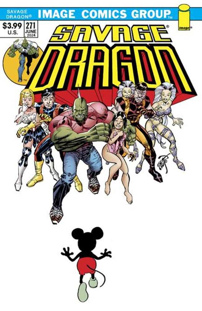 Savage Dragon #271 Cover B Erik Larsen 70s Trade Dress Variant (Mature) | Odin's Place