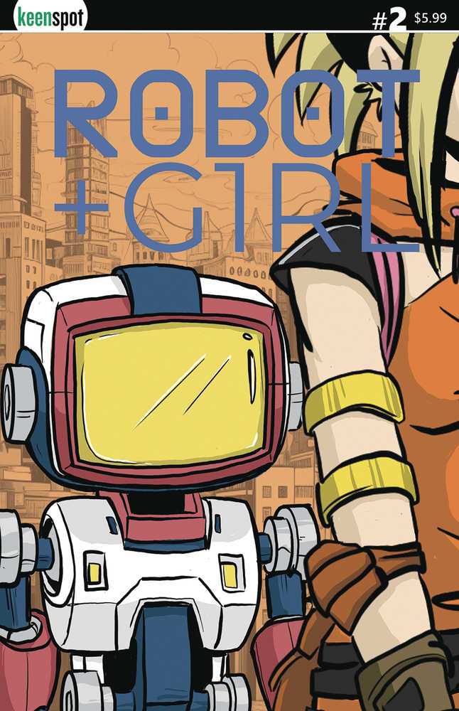 Robot + Girl #2 Cover B Mike White | Odin's Place