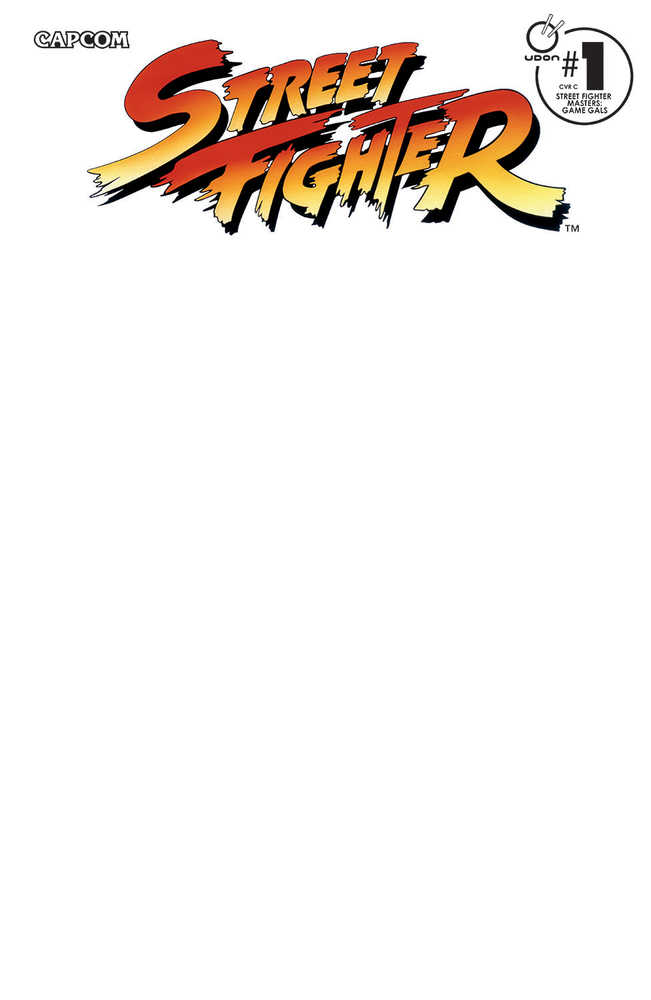 Street Fighter Masters Game Gals #1 Cover C Blank Sketch | Odin's Place