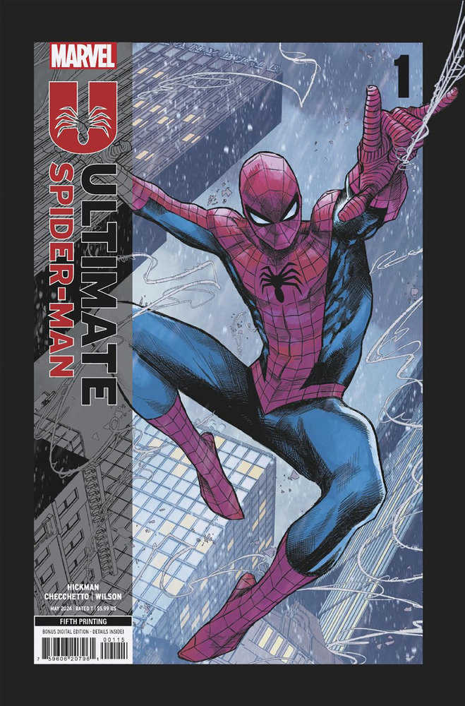 Ultimate Spider-Man #1 Marco Checchetto 5TH Printing Variant | Odin's Place
