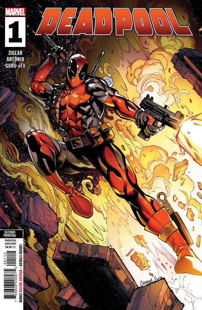 Deadpool #1 Chris Campana 2nd Print Variant | Odin's Place