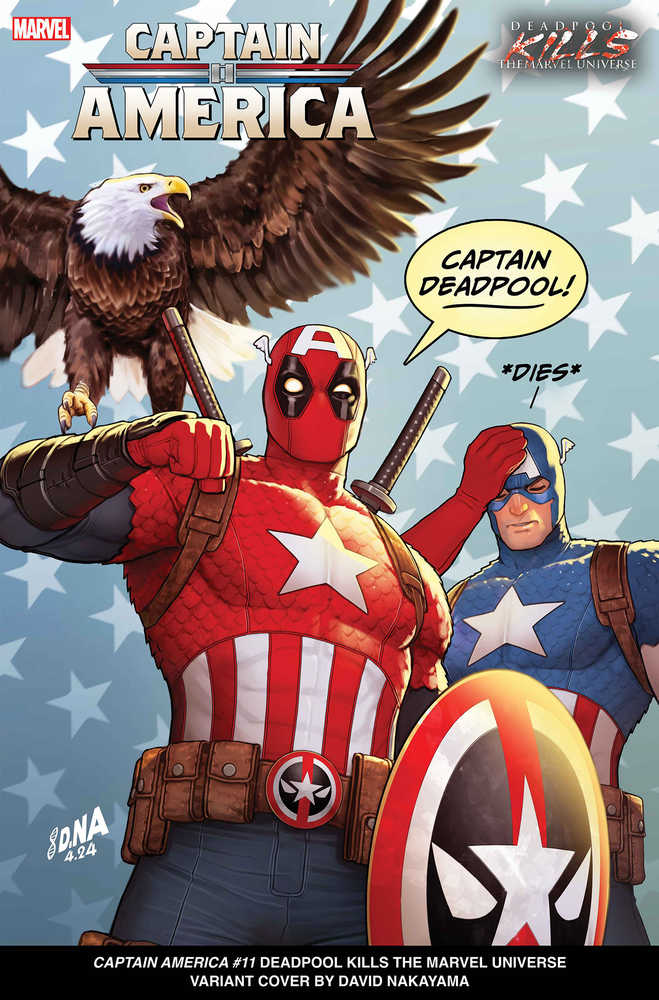 Captain America #11 Deadpool Kills Marvel Universe Variant | Odin's Place
