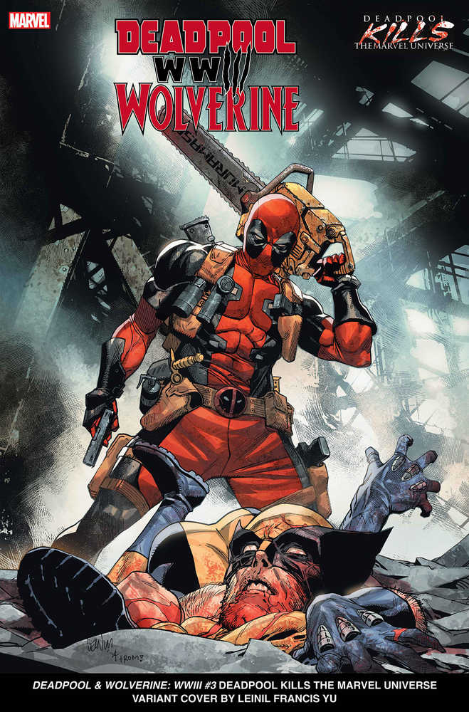 Deadpool And Wolverine Wwiii #3 Deadpool Kills Marvel Variant | Odin's Place