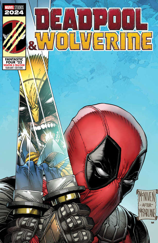 Fantastic Four #22 Deadpool Wolverine Weapon X-Traction Variant | Odin's Place