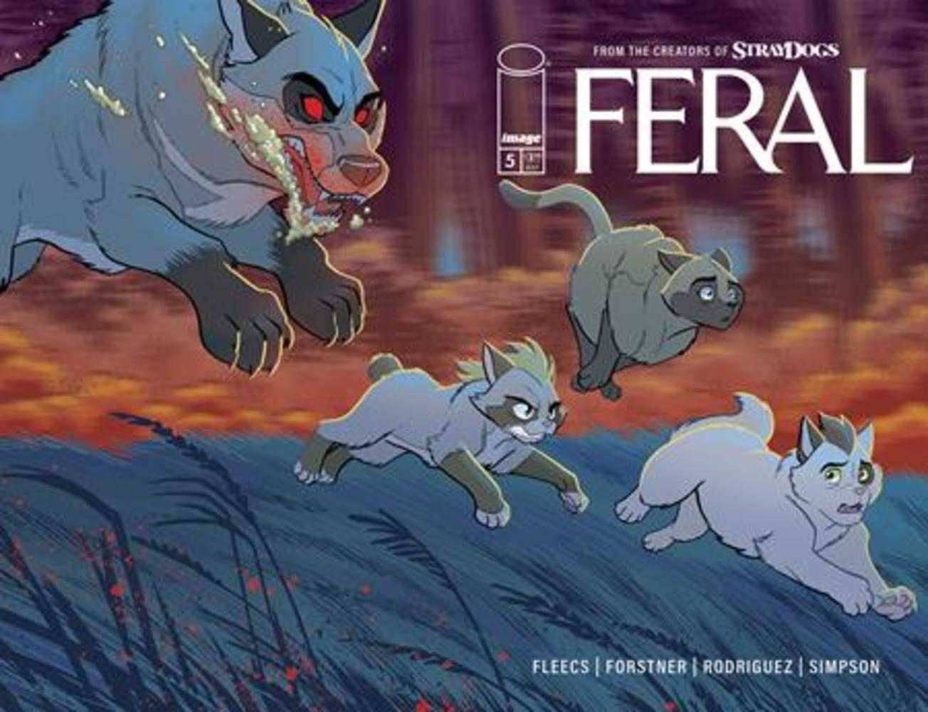 Feral #5 Cover A Tony Fleecs & Trish Forstner Wraparound | Odin's Place