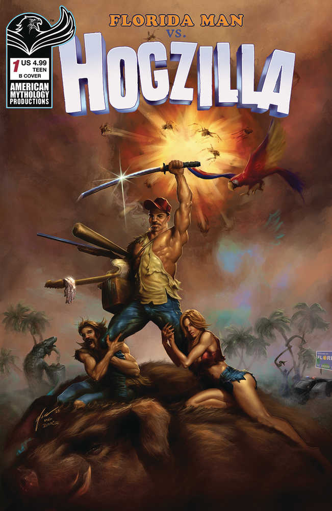Florida Man vs Hogzilla #1 Cover B Homage Rogue | Odin's Place