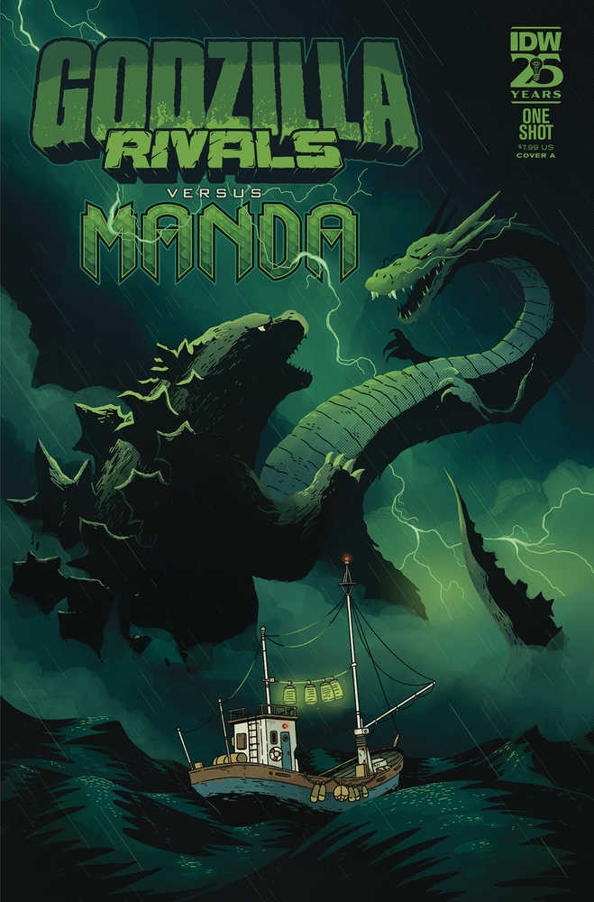 Godzilla Rivals vs Manda #1 Cover A Lawrence | Odin's Place