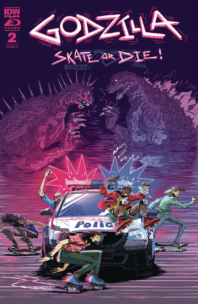 Godzilla Skate Or Die #2 Cover A Joyce | Odin's Place