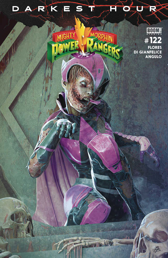 Mighty Morphin Power Rangers #122 Cover C Dark Grid | Odin's Place