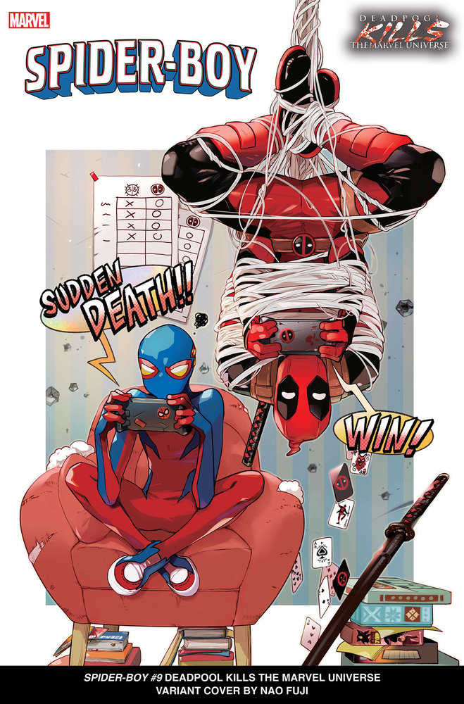 Spider-Boy #9 Nao Fuji Deadpool Kills The Marvel Universe Variant | Odin's Place