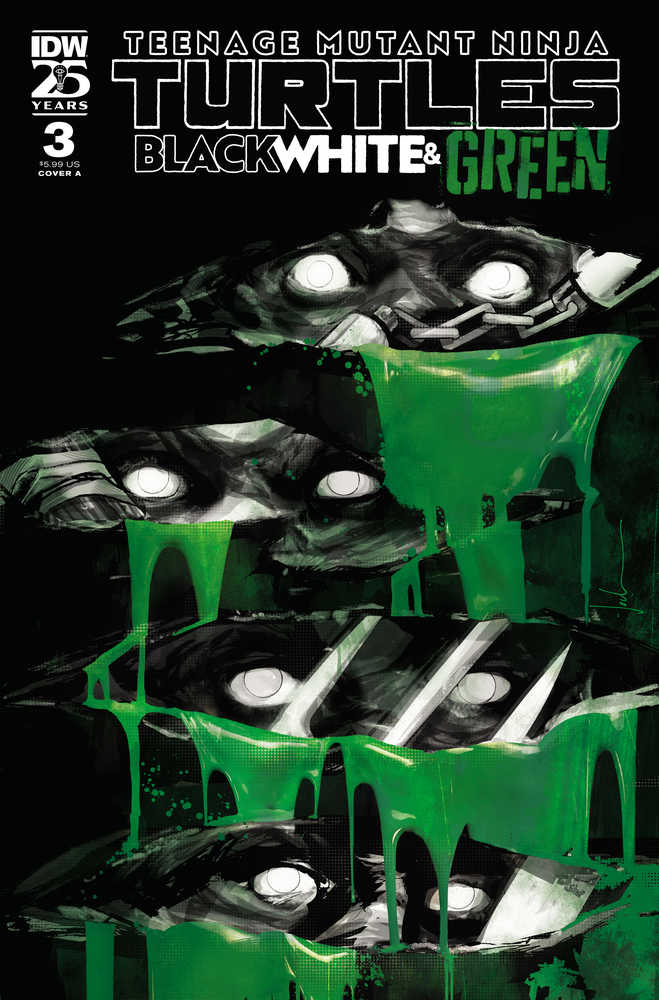Teenage Mutant Ninja Turtles Black White & Green #3 Cover A Jock | Odin's Place