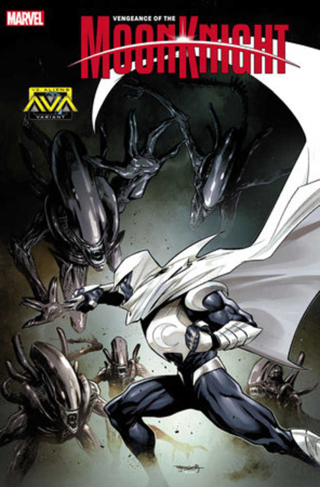 Vengeance Of Moon Knight #7 Segovia Marvel vs Alien Variant | Odin's Place