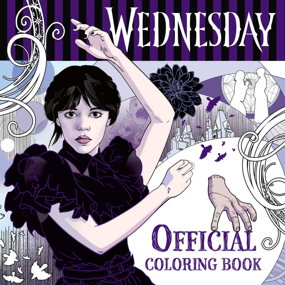 Wednesday: Official Coloring Book | Odin's Place