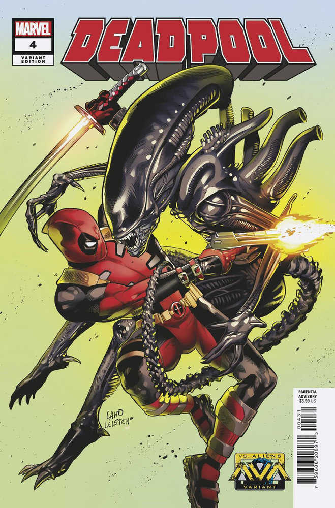 Deadpool #4 Greg Land Marvel vs. Alien Variant | Odin's Place