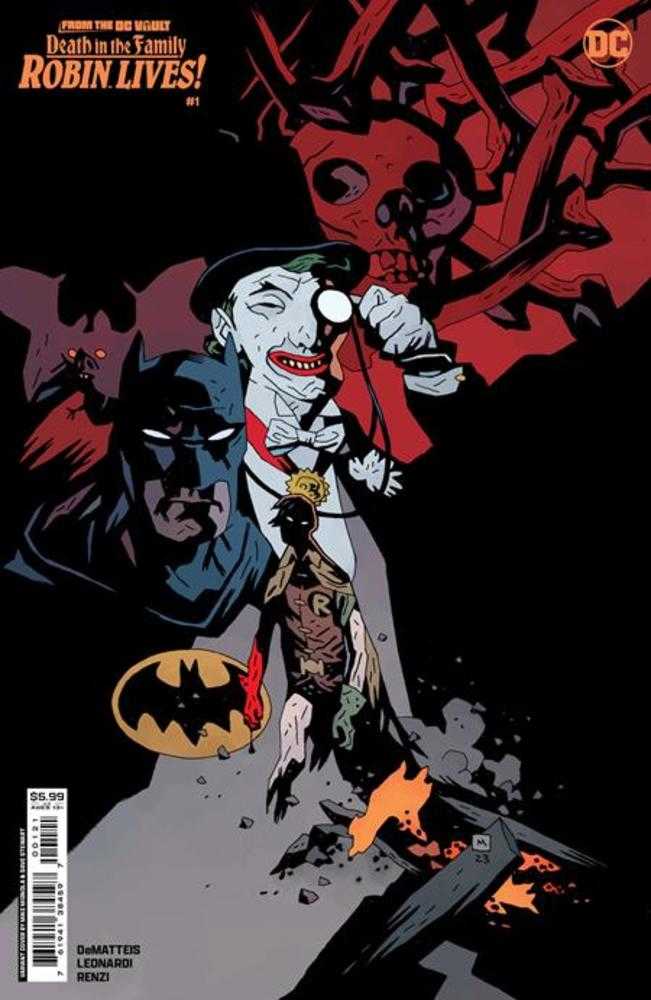 From The DC Vault Death In The Family Robin Lives #1 Cover B Mike Mignola Card Stock Variant | Odin's Place