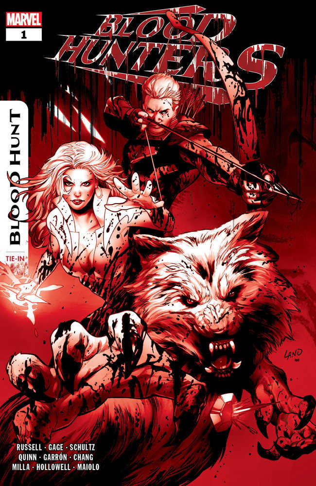 Blood Hunters #1 Greg Land Blood Soaked 2nd Print Variant [Bh] | Odin's Place