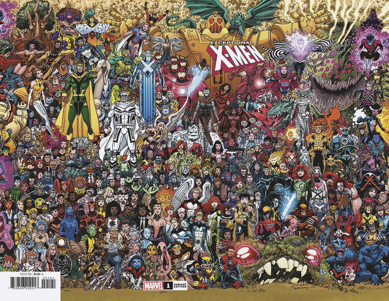 Exceptional X-Men #1 Scott Koblish Wraparound Connecting Variant | Odin's Place