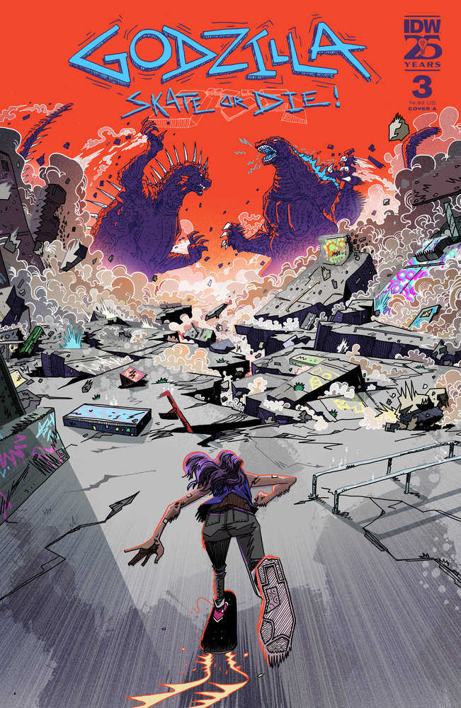Godzilla Skate Or Die #3 Cover A Joyce | Odin's Place