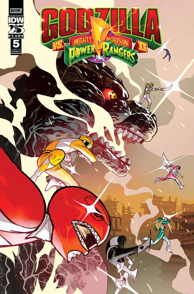 Godzilla vs MMPR II #5 Cover A Rivas | Odin's Place