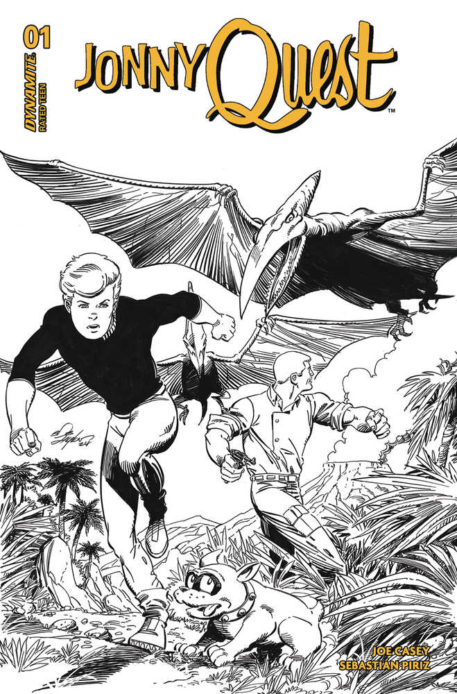 Jonny Quest #1 Cover N 10 Copy Variant Edition Layton Line Art | Odin's Place