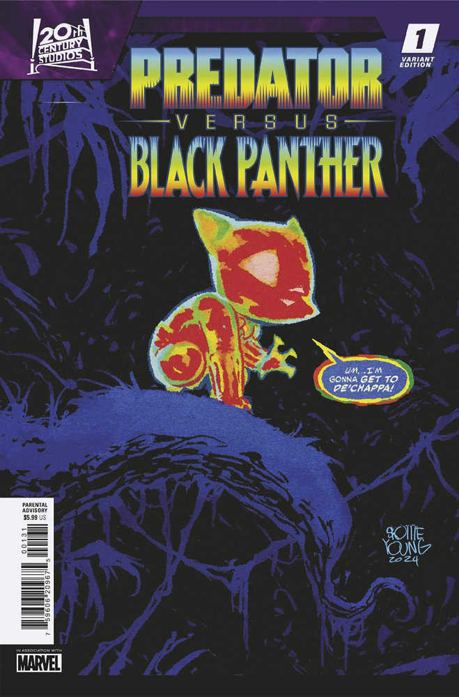 Predator vs. Black Panther #1 Skottie Young Variant | Odin's Place