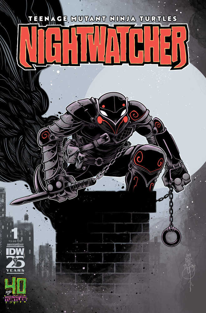 Teenage Mutant Ninja Turtles: Nightwatcher #1 Variant 40th Anniversary (Talbot) | Odin's Place