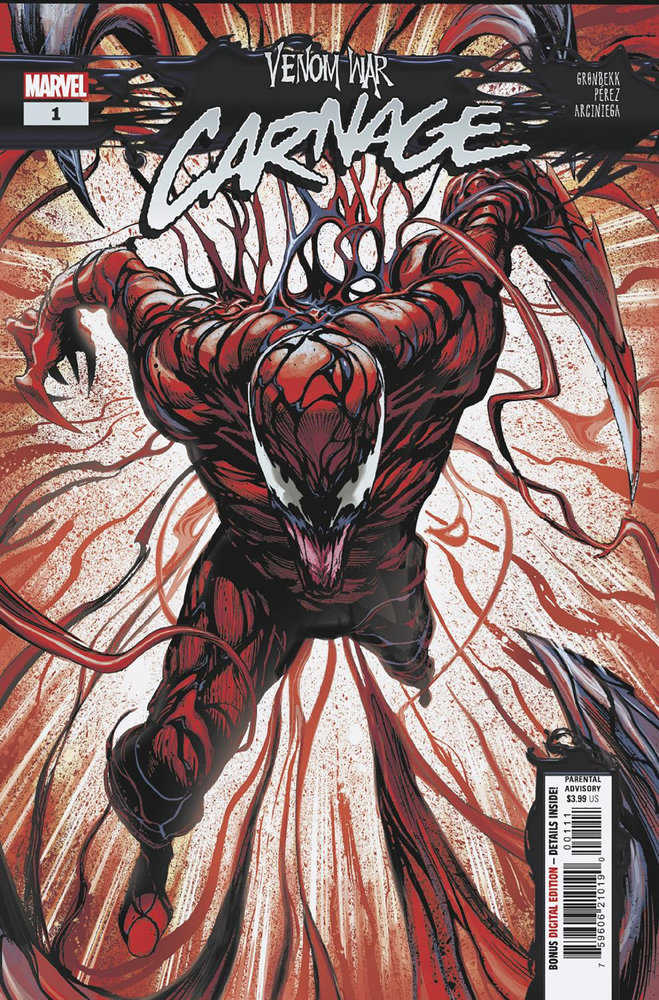 Venom War: Carnage #1 [Vw] | Odin's Place