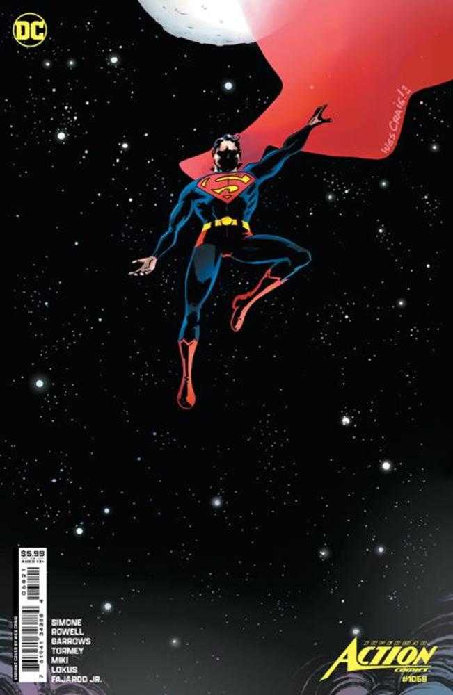 Action Comics #1068 Cover B Wes Craig Card Stock Variant | Odin's Place