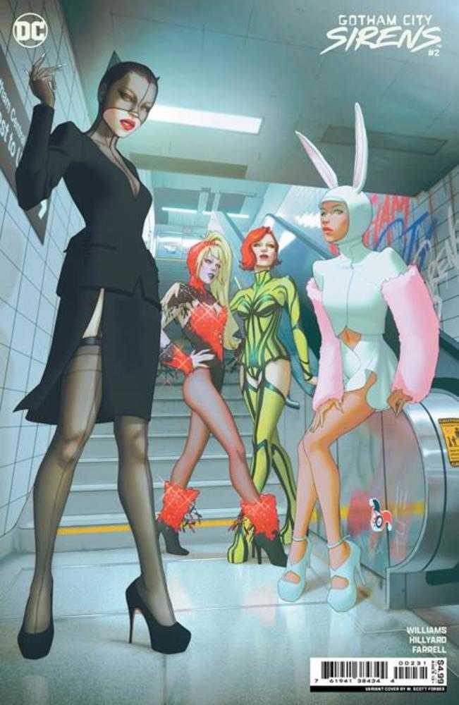 Gotham City Sirens #2 (Of 4) Cover B W Scott Forbes Card Stock Variant | Odin's Place