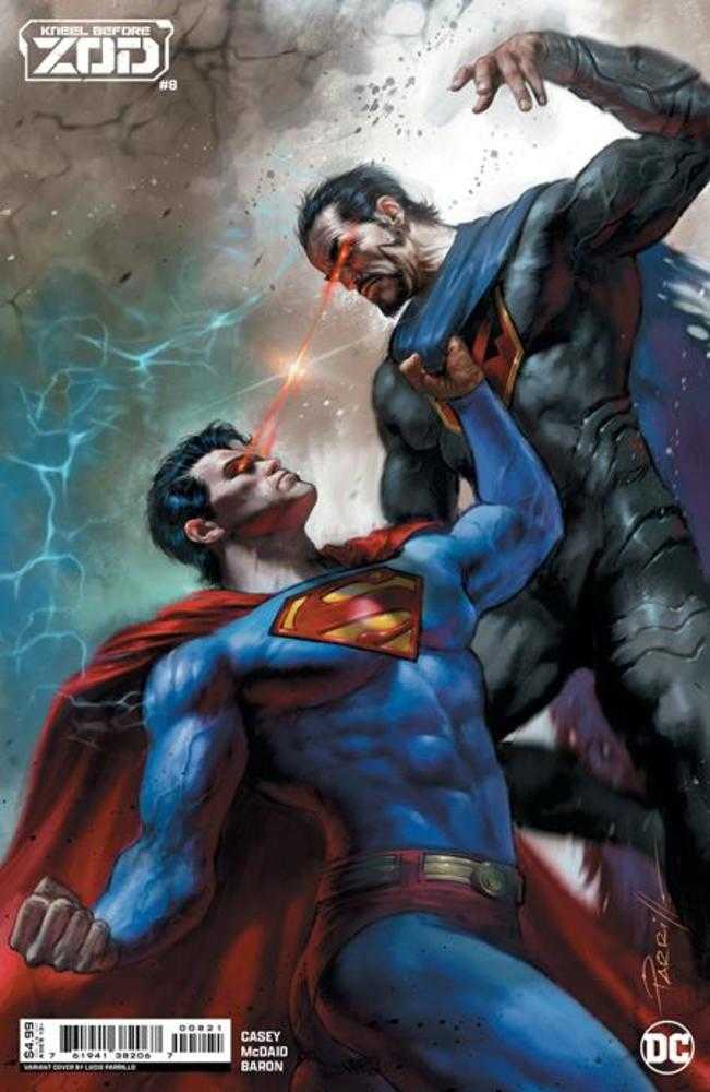 Kneel Before Zod #8 (Of 8) Cover B Lucio Parrillo Card Stock Variant | Odin's Place