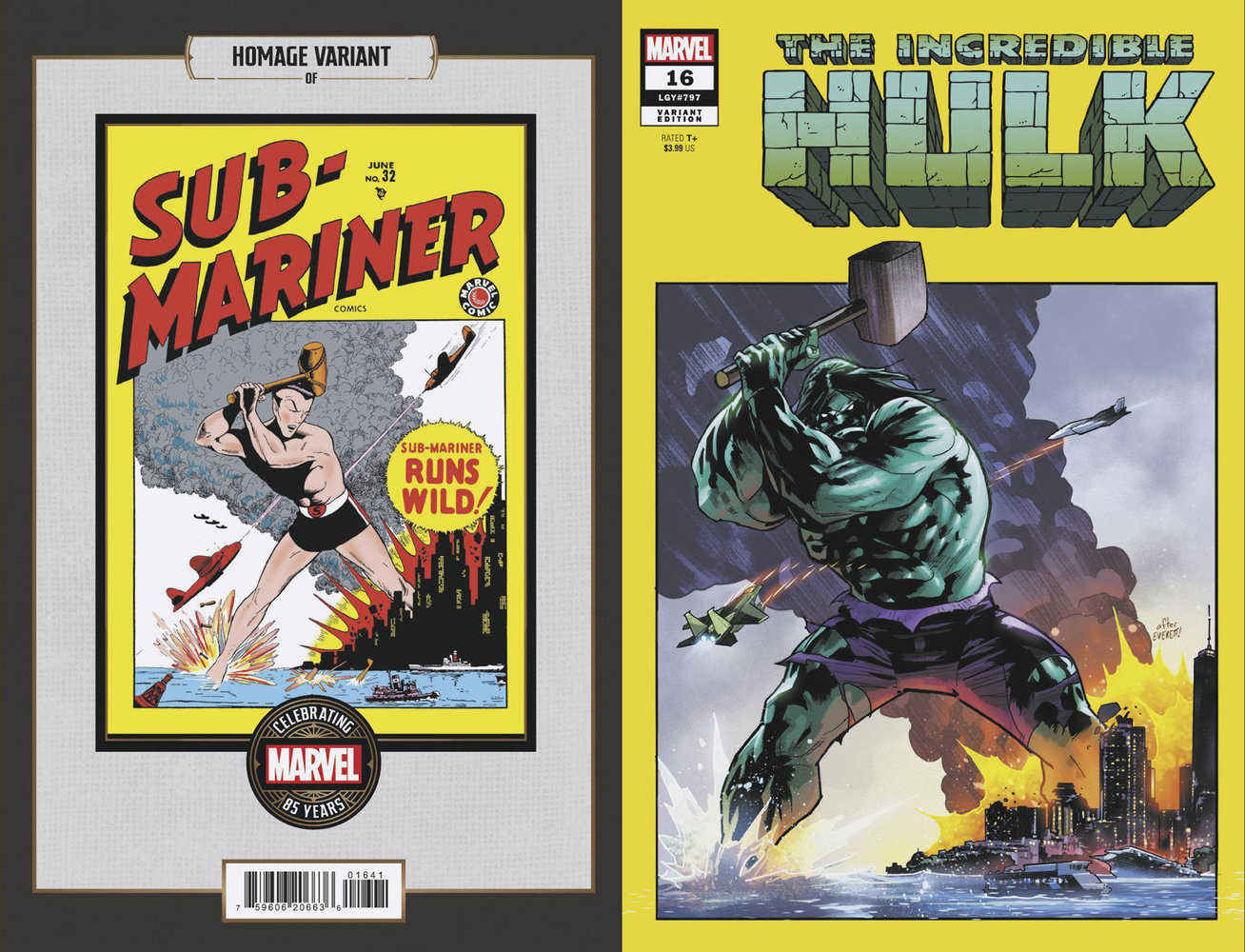Incredible Hulk #15 Jan Bazaldua Marvel 85th Homage Variant | Odin's Place