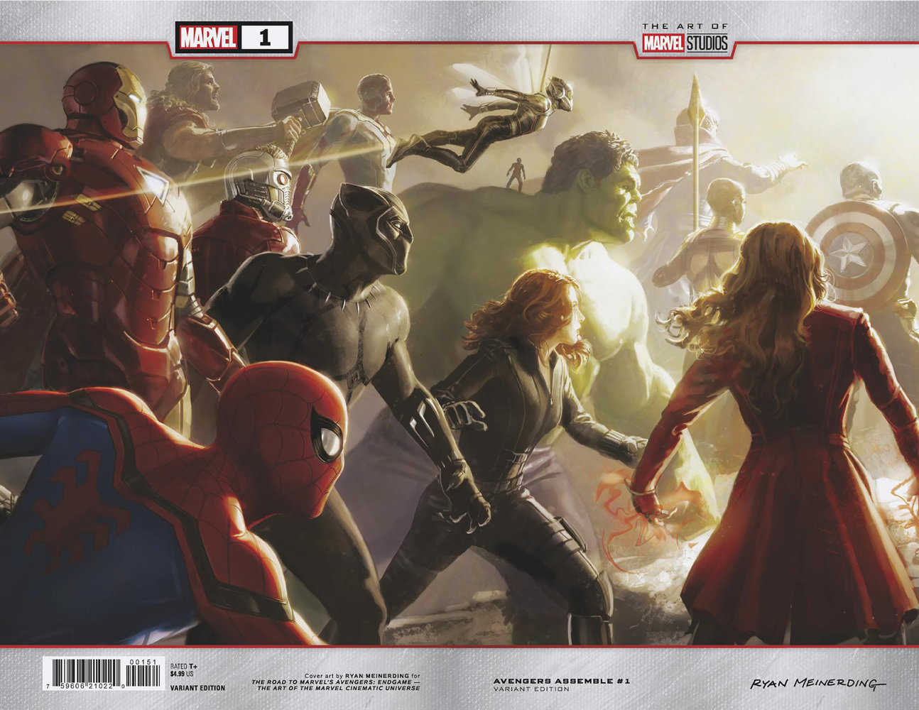 Avengers Assemble #1 Ryan Meinerding Wraparound Marvel Studios Variant | Odin's Place