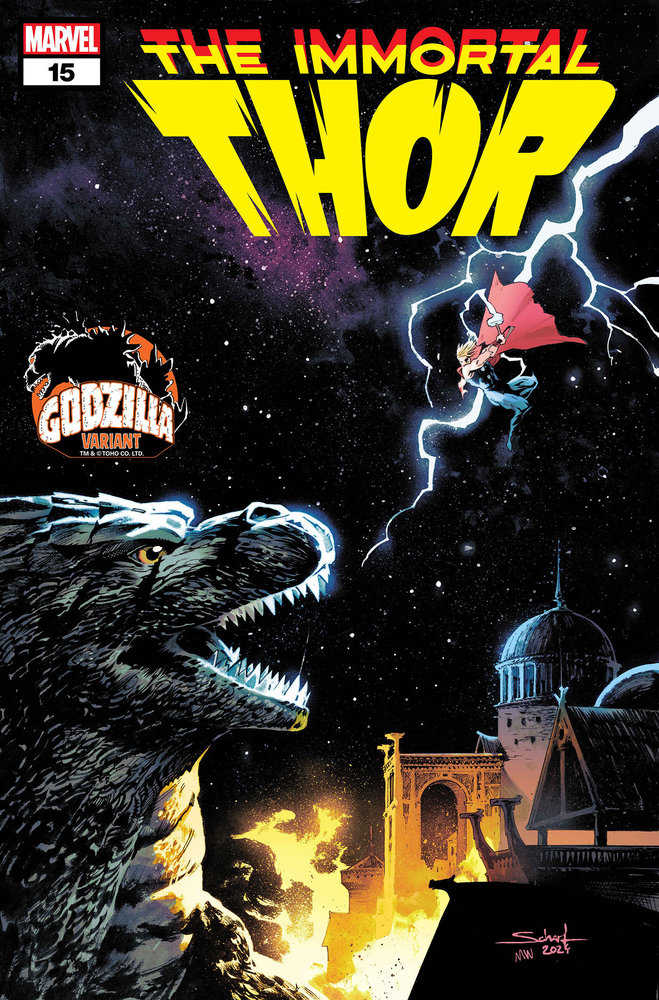 Immortal Thor #15 Jonas Scharf Godzilla Variant | Odin's Place