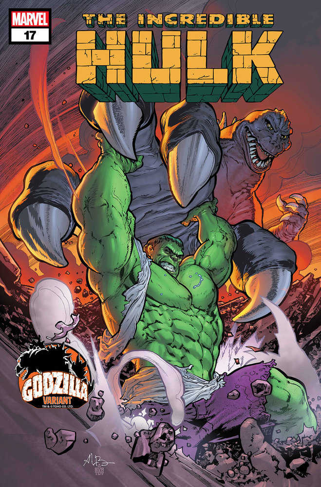 Incredible Hulk #17 Andrei Bressan Godzilla Variant | Odin's Place