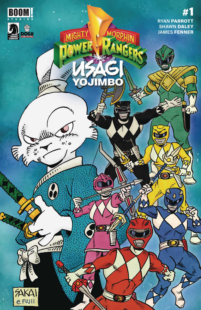 Mighty Morphin Power Rangers Usagi Yojimbo #1 Cover B Sakai (C | Odin's Place