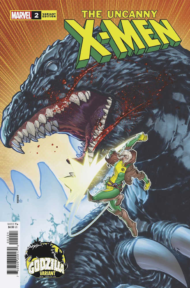 Uncanny X-Men #2 David Baldeon Godzilla Variant | Odin's Place