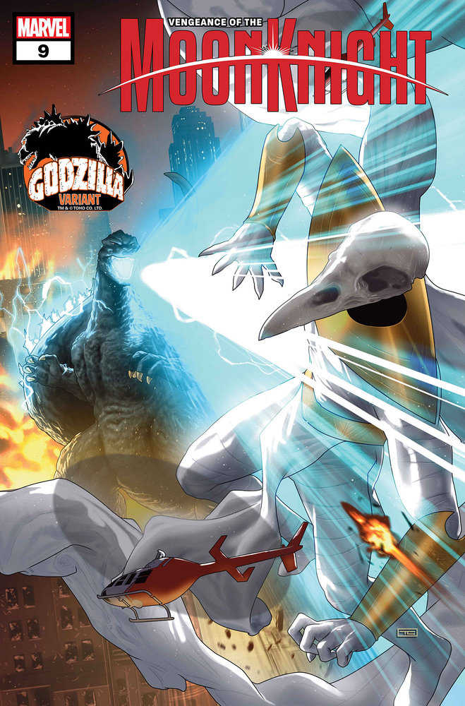 Vengeance Of The Moon Knight #9 Taurin Clarke Godzilla Variant | Odin's Place