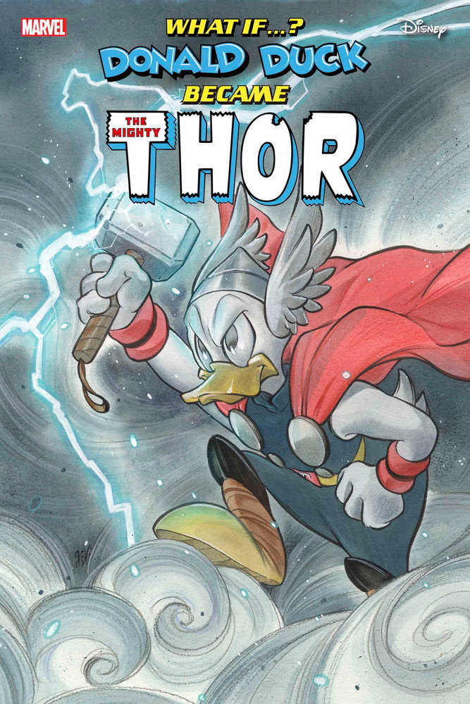 Marvel & Disney: What If...? Donald Duck Became Thor #1 Peach Momoko Variant | Odin's Place