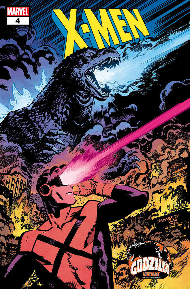X-Men #4 Chris Samnee Godzilla Variant | Odin's Place