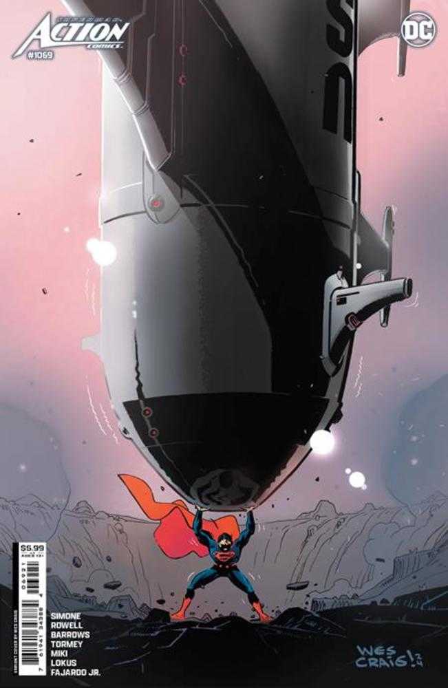 Action Comics #1069 Cover B Wes Craig Card Stock Variant | Odin's Place