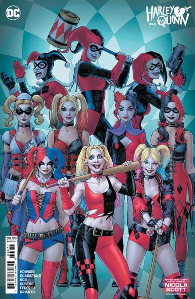 Harley Quinn #43 Cover D Nicola Scott Artist Spotlight Card Stock Variant | Odin's Place