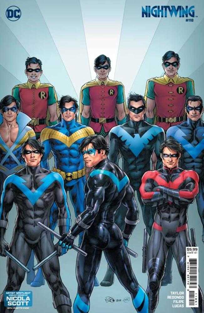 Nightwing #118 Cover E Nicola Scott Artist Spotlight Card Stock Variant | Odin's Place