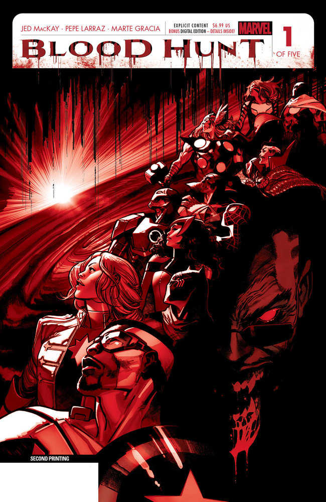Blood Hunt: Red Band #1 Pepe Larraz 2nd Print Variant [Bh] | Odin's Place