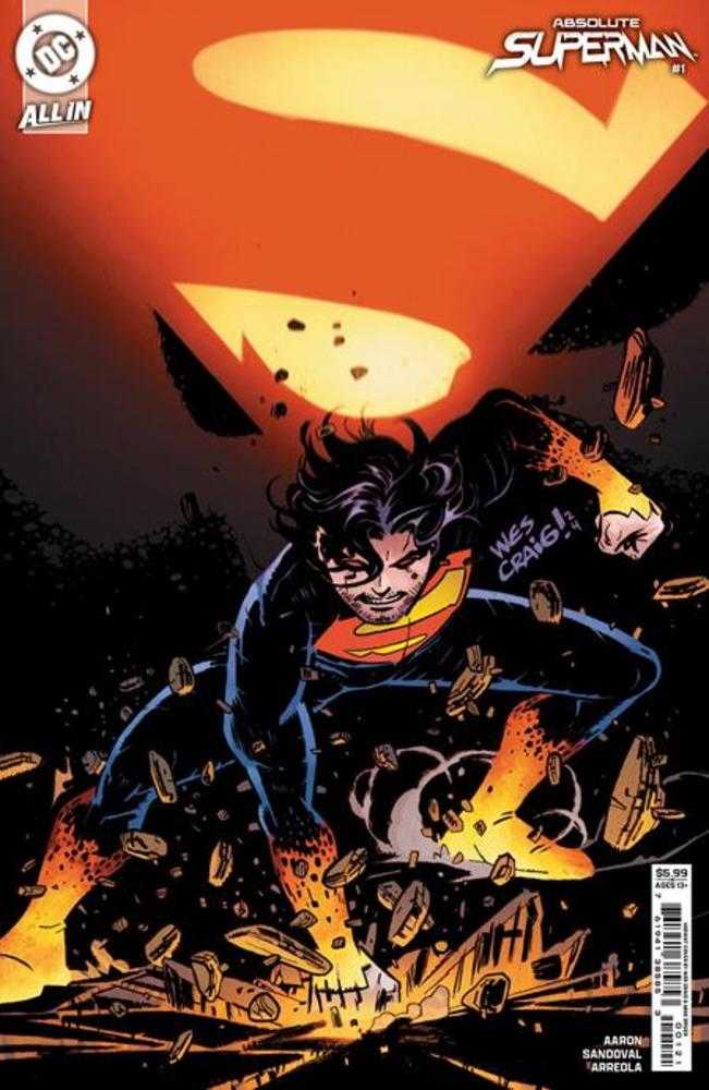 Absolute Superman #1 Cover B Wes Craig Card Stock Variant | Odin's Place