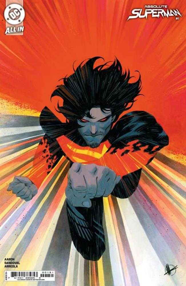 Absolute Superman #1 Cover F 1 in 25 Matteo Scalera Card Stock Variant | Odin's Place