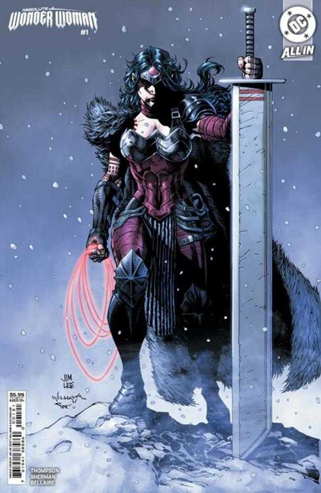Absolute Wonder Woman #1 Cover C Jim Lee Card Stock Variant | Odin's Place