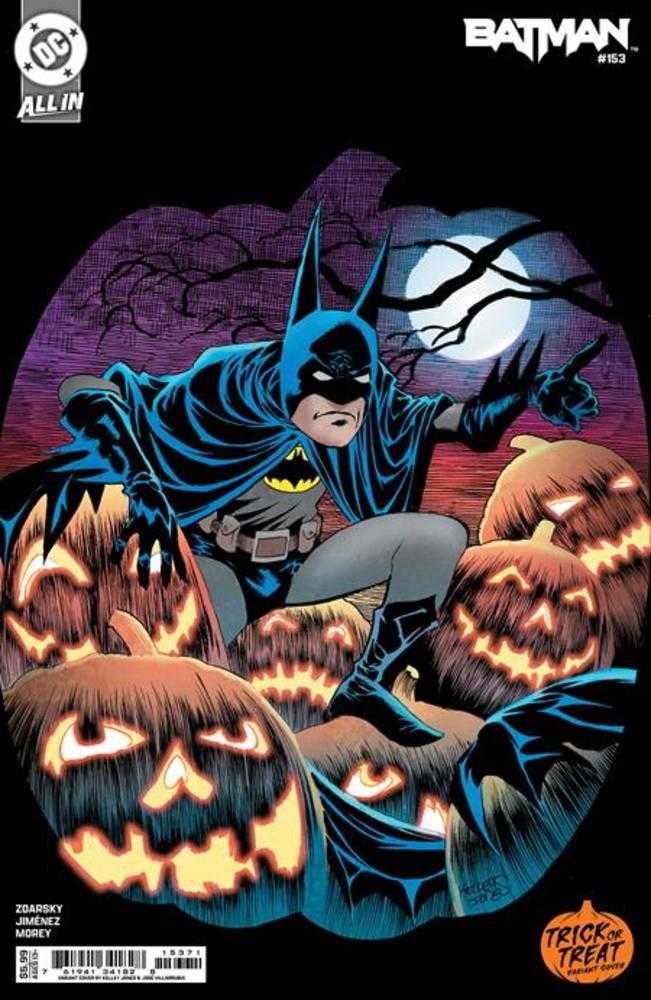 Batman #153 Cover D Kelley Jones Trick Or Treat Card Stock Variant | Odin's Place