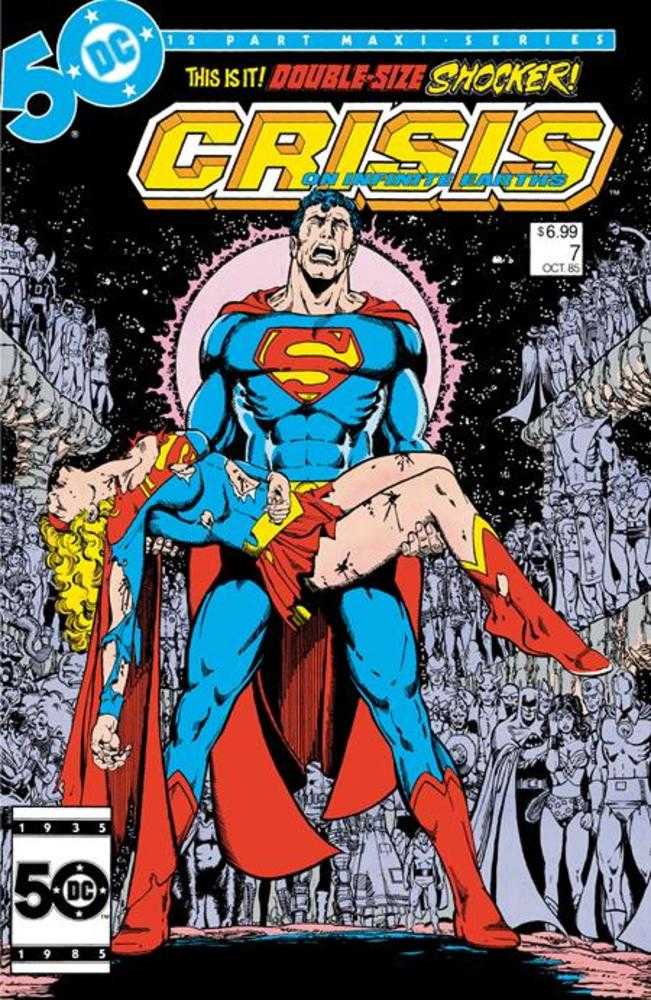 Crisis On Infinite Earths #7 Facsimile Edition Cover B George Perez Foil Variant | Odin's Place