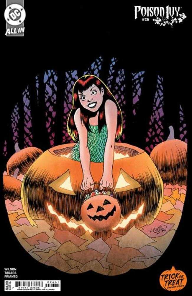 Poison Ivy #26 Cover D Kelley Jones Trick Or Treat Card Stock Variant | Odin's Place